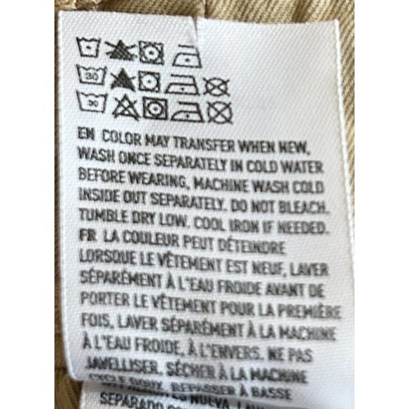 American Eagle Pants Mens 29X32 Tan Actual 29X30 Original Straight Made to Last - Picture 12 of 13